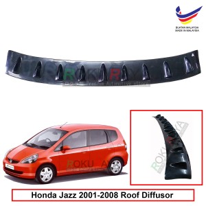 Honda Jazz (1st Gen) 2001-2008 Vortex Generator Shark Fin Aerodynamic Rear Top Roof Diffuser Diffusor